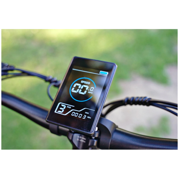 Jasion EB5 upgraded full color lcd display shows any riding data, such as speed, riding time, mileage and remaining power.