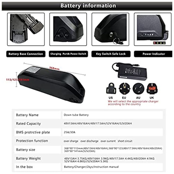 BAFANG BBSHD 48V/52V 500W 750W 1000W Mid Drive Kit with Battery Optional BBS01 BBS02 8FUN DIY Conversion Kit with LCD Display & Chainring Mountain... - Image 5