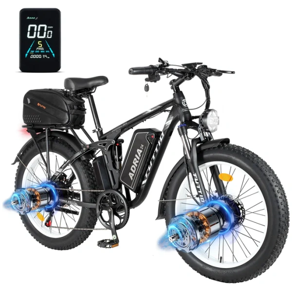 dual motor fat bike 4000w