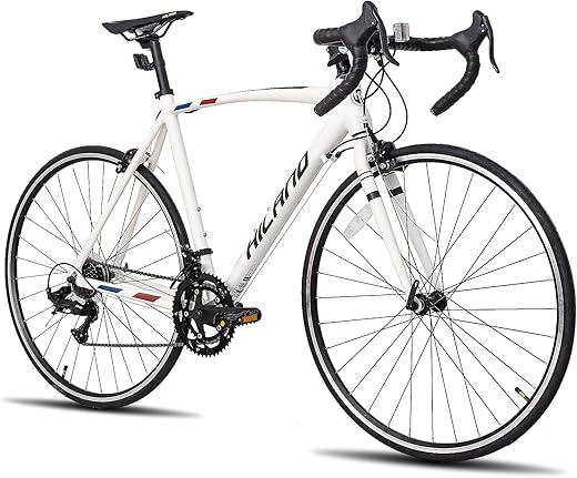 HH HILAND 700c Road Bike, 14 Speeds, Light Weight Aluminum Frame, Racing Bike City Commuting Road Bicycle for Men Women