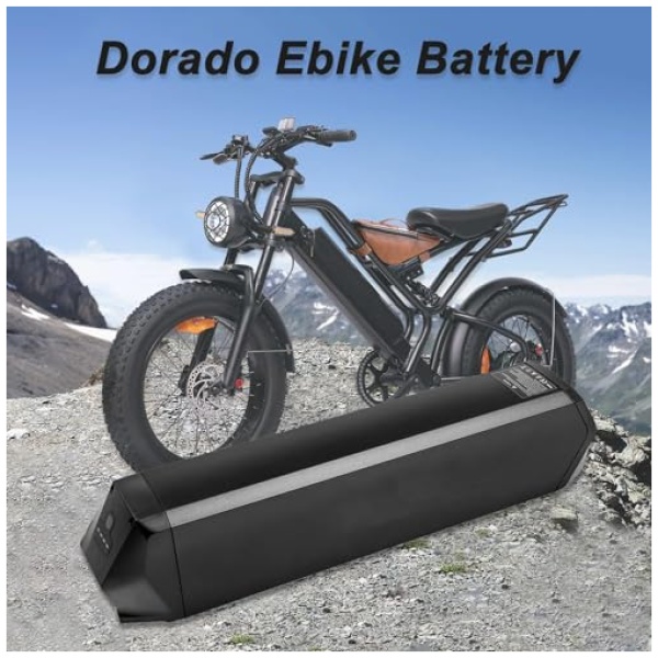 Reention Dorado Ebike Battery, 48v 30Ah Electric Bike Lithium Samsung50E Cell Battery for Motors from 0 to 1500W, with 3A Charger and 35A BMS, Black - Image 5