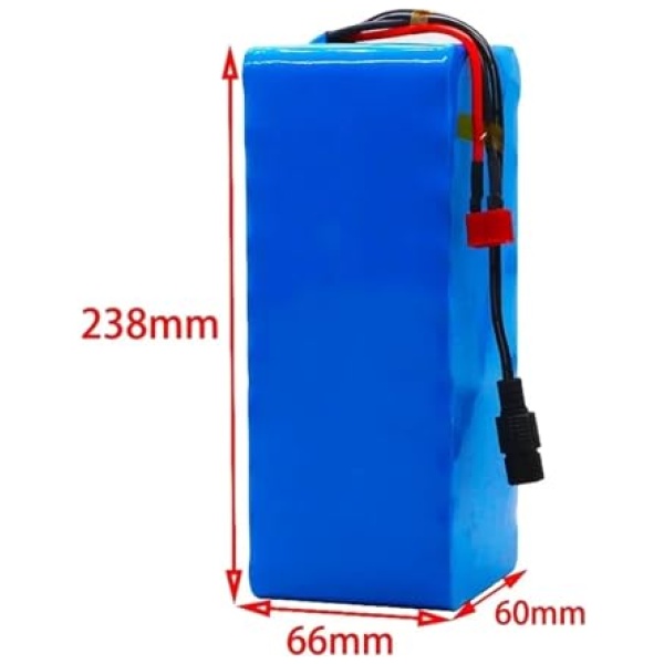 SWEPER E-Bike Battery - 48V 100Ah 2000W 13S3P DC/T Lithium Ion Battery Pack 100Ah for 54.6v E-Bike Electric Bicycle Scooter with BMS+Charger (Color... - Image 2