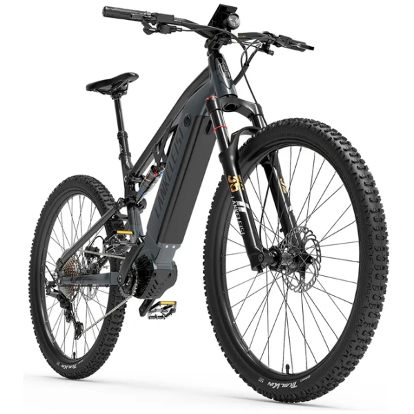 lankeleisi gt800 electric bike black version front view