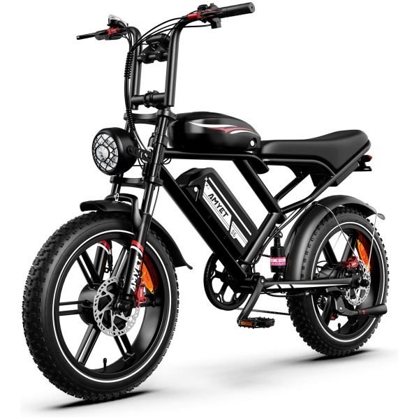 AMYET S6 2000W Dual Motor and Batteries Electric Bike - Black