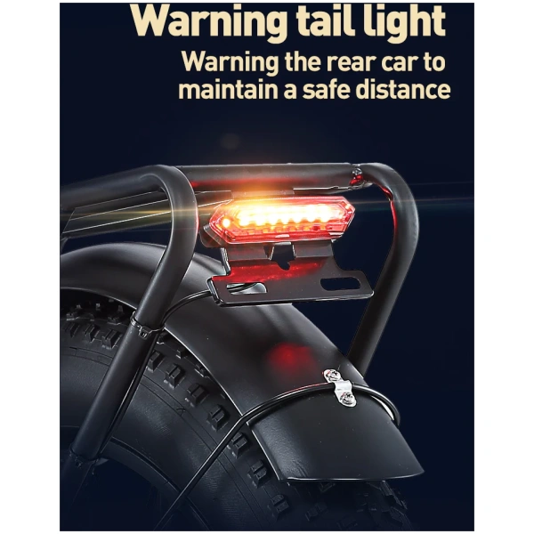 Burchda r5 pro e-bike tail light