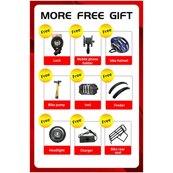 Burchda r5 pro electric bike free gifts