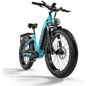 GUNAI-V Electric Bike for Adults 26’’ Step-thru Commute Ebike 1000W 48V21Ah